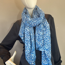 Farfouillette Eclat De Lumière Patterned Jean Scarf