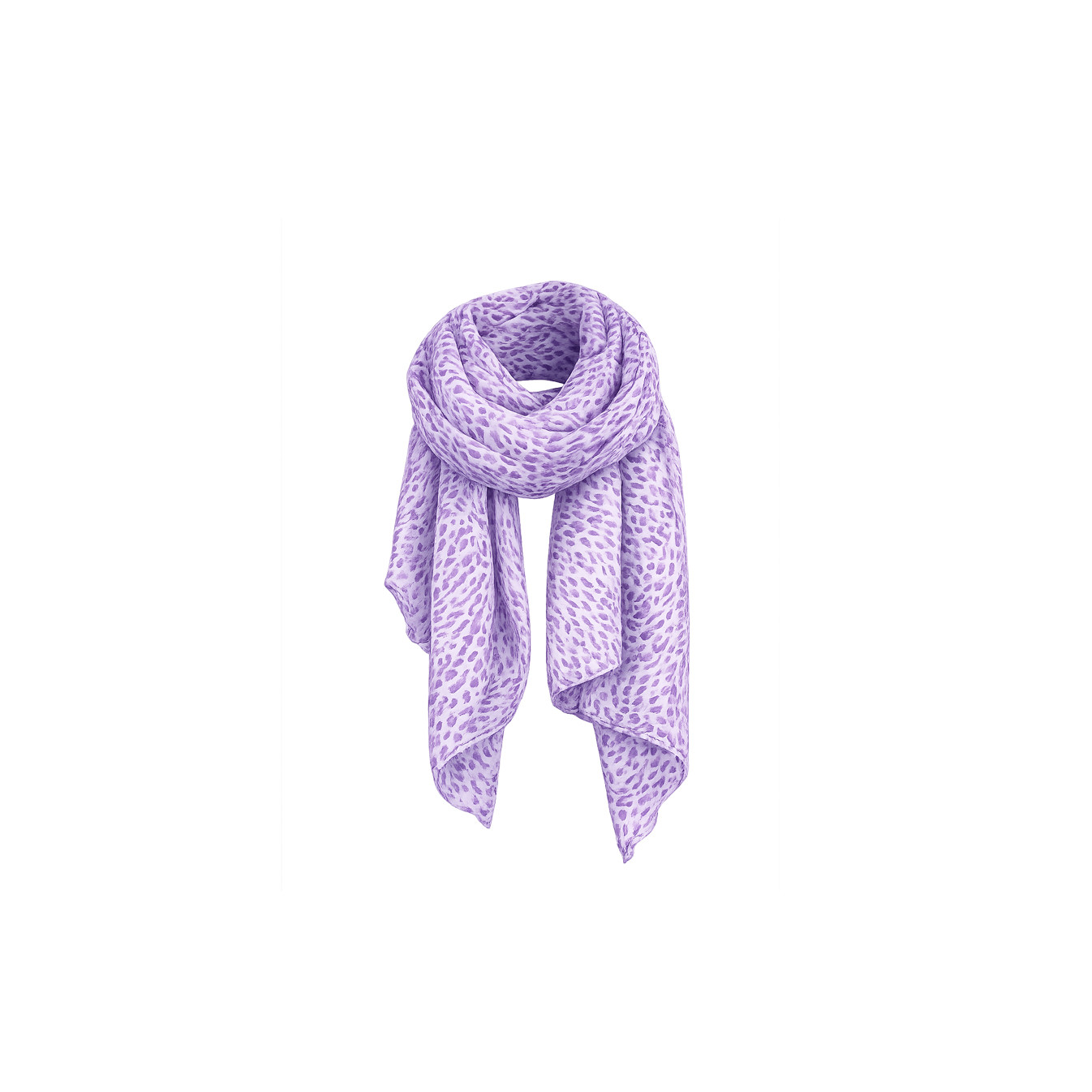 Farfouillette Eclat De Lumière Foulard A Motif Violet