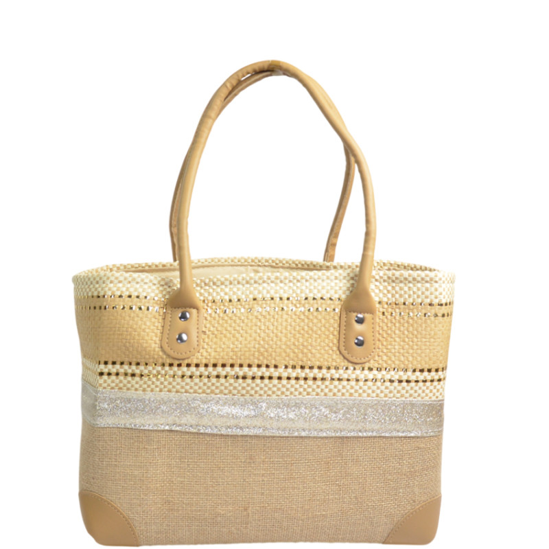 Le Voyage en Panier Costa Brava Brillo Beach Bag S Beige
