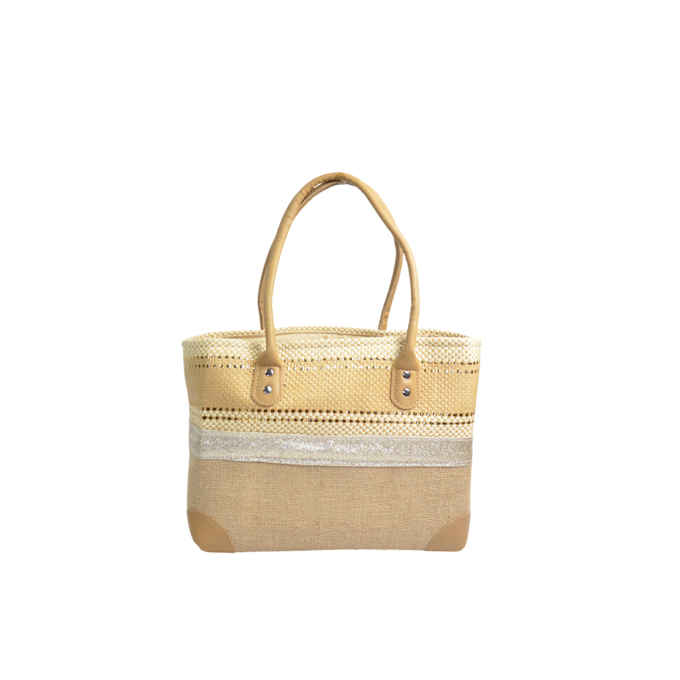 Le Voyage en Panier Costa Brava Brillo Beach Bag S Beige
