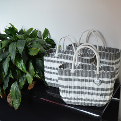 Le Voyage en Panier Luxidou Medium Bag White Silver