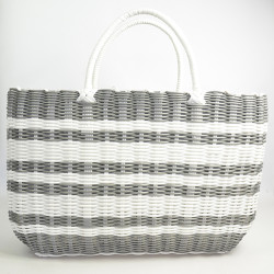 Le Voyage en Panier Luxidou Medium Bag White Silver