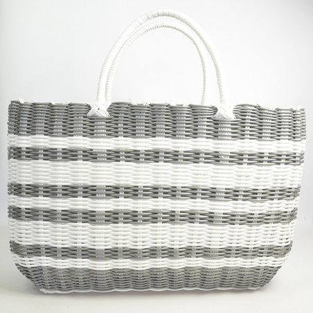 Le Voyage en Panier Luxidou Medium Bag White Silver