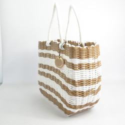Le Voyage en Panier Luxidou Small Bag White Gold