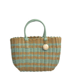 Le Voyage en Panier Luxidou Small Cabas Sauge Doré s