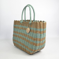 Le Voyage en Panier Luxidou Small Cabas Sauge Doré cote