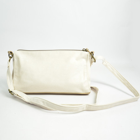 Le Voyage en Panier Vichyfruit Sac Trotteur et Pochette Ecru dos