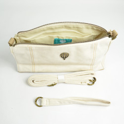 Le Voyage en Panier Vichyfruit Dog Walker Bag and Ecru Pouch