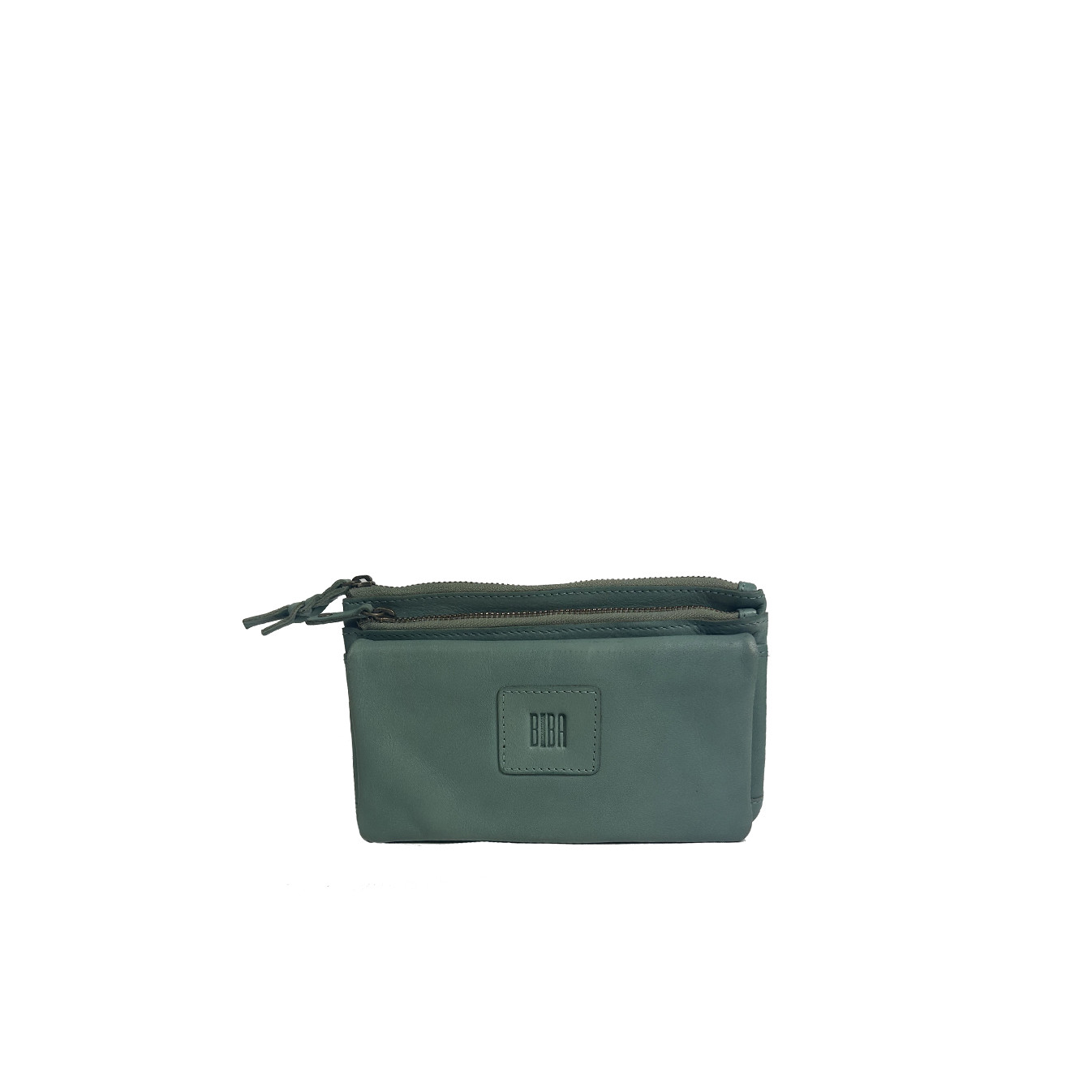 Biba Boston Large Zippered Wallet BT34 Turquoise