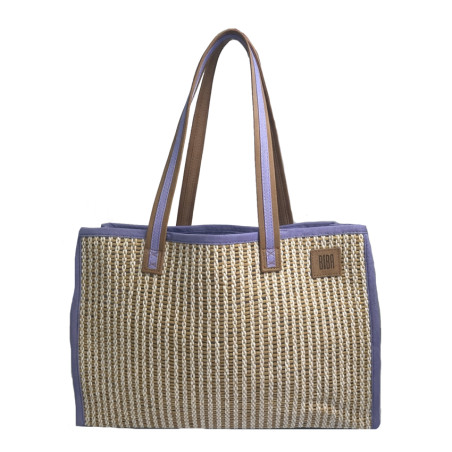 Biba Cayman Woven Raffia Tote Bag CAY1B Yellow