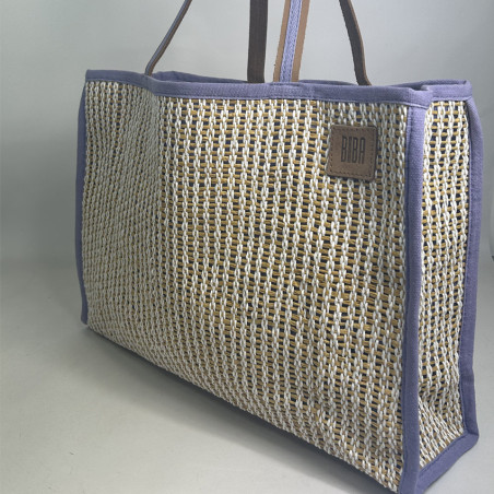 Biba Cayman Woven Raffia Tote Bag CAY1B Yellow
