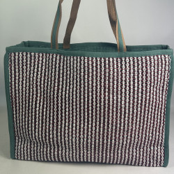 Biba Cayman Woven Raffia Tote Bag CAY1B Granate