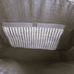 Biba Cayman Woven Raffia Tote Bag CAY1B Granate