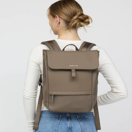 Kapten & Son Fyn 16" Laptop Backpack with Lanyard Walnut