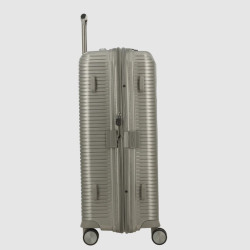 Jump Sondo Valise 67Cm Extensible Rigide 4 Roues Champagne profil