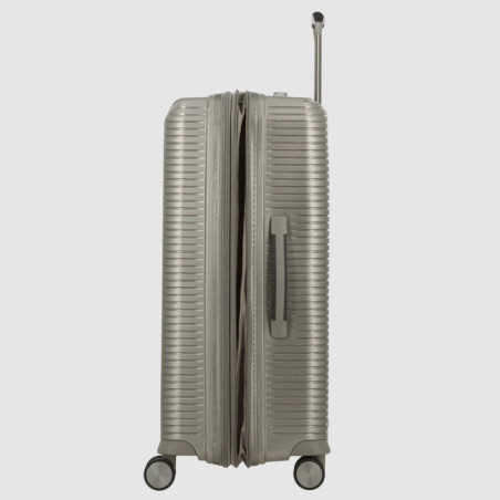 Jump Sondo Valise 67Cm Extensible Rigide 4 Roues Champagne extensible