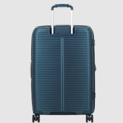 Jump Sondo Carry-on Suitcase 55cm Expandable Rigid 4 Wheels Blue