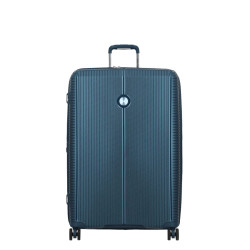 Jump Sondo 77cm Expandable Hard Shell 4-Wheel Blue Suitcase