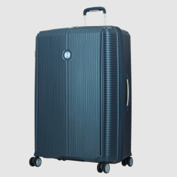 Jump Sondo 77cm Expandable Hard Shell 4-Wheel Blue Suitcase