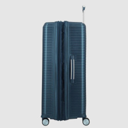 Jump Sondo 77cm Expandable Hard Shell 4-Wheel Blue Suitcase