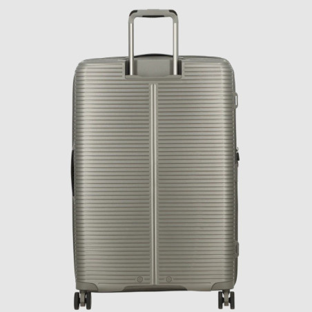 Jump Sondo 77cm Expandable Hard Shell 4-Wheel Champagne Suitcase