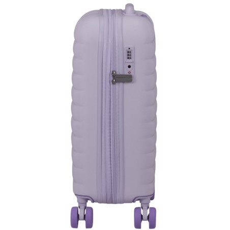 American Tourister Neovibe Valise Cabine Rigide 55Cm Extensible 4 Roues TSA Freshlilac profil