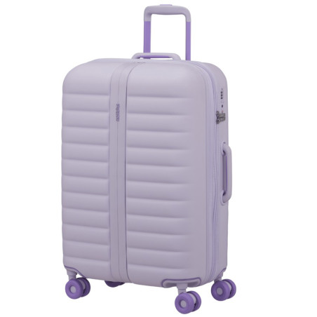 American Tourister Neovibe Valise Rigide 67Cm Extensible 4 Roues TSA Freshlilac côté