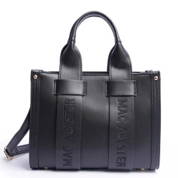 Mac Alyster Basic Clover Small Black Handbag