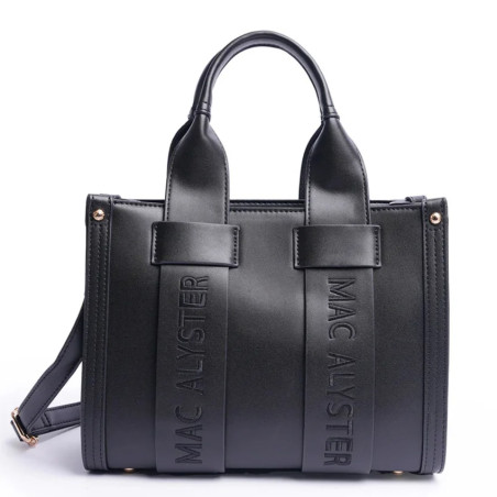 Mac Alyster Basic Clover Small Black Handbag