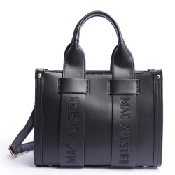 Mac Alyster Basic Clover Small Black Handbag