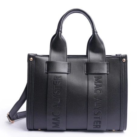 Mac Alyster Basic Clover Small Black Handbag