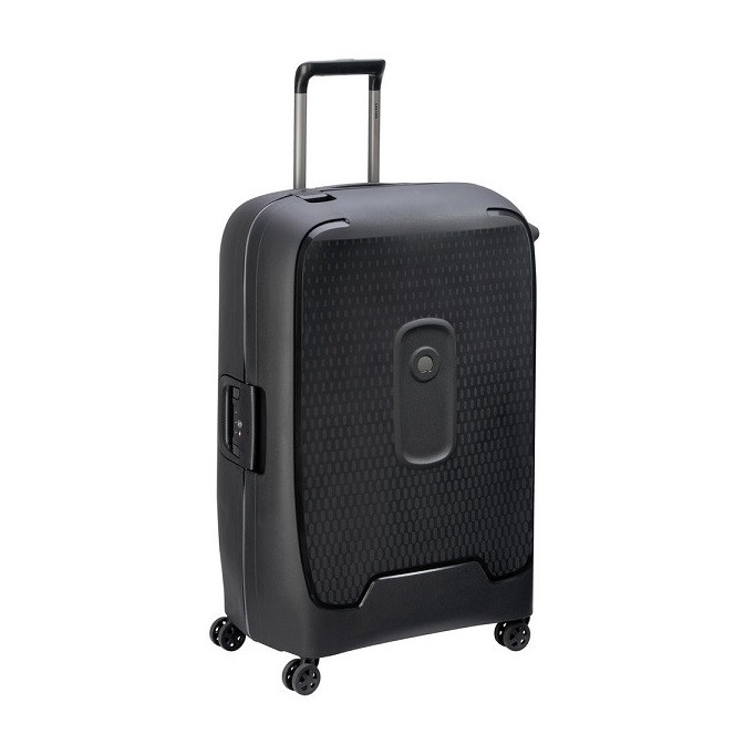 Delsey Moncey Valise Trolley 4 Doubles Roues 76 cm Noire