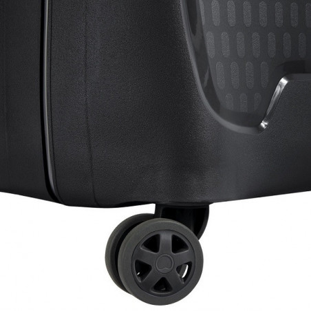 Delsey Moncey Valise Trolley 4 Doubles Roues 82 cm Noire