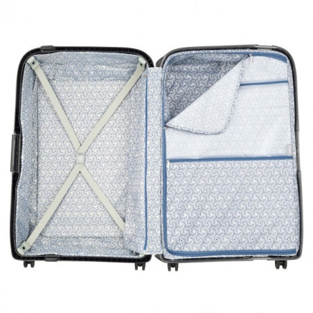 Delsey Moncey Valise Trolley 4 Doubles Roues 76 cm Noire