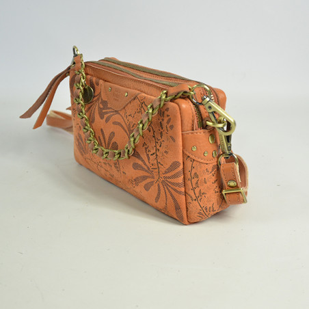 Mila Louise Mama XS GY Small Trotter Bag Fantasy Leather Tan
