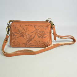 Mila Louise Mama XS GY Petit Sac Trotteur Cuir Fantaisie Tan dos