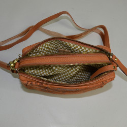 Mila Louise Mama XS GY Small Trotter Bag Fantasy Leather Tan