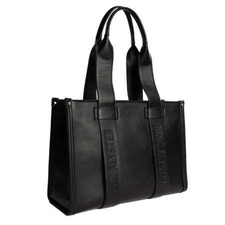 Mac Alyster Basic Clover Tote Bag A4 Format Black