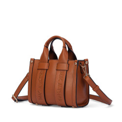 Mac Alyster Basic Clover Mini Crossbody Bag Cognac