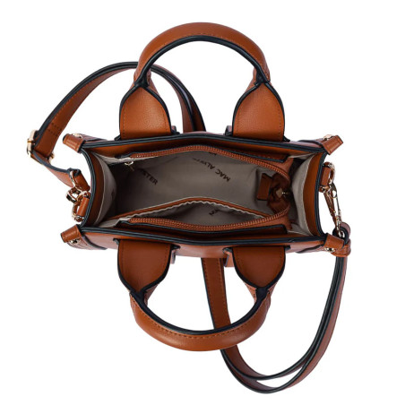 Mac Alyster Basic Clover Mini Crossbody Bag Cognac