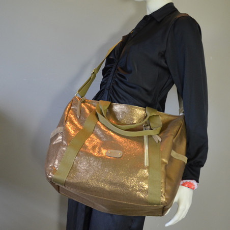 Mila Louise Nicoli AR5 Large Tote and Weekend Bag Bronze