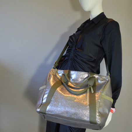 Mila Louise Nicoli AR5 Grand Cabas and Weekend Bag Oyster