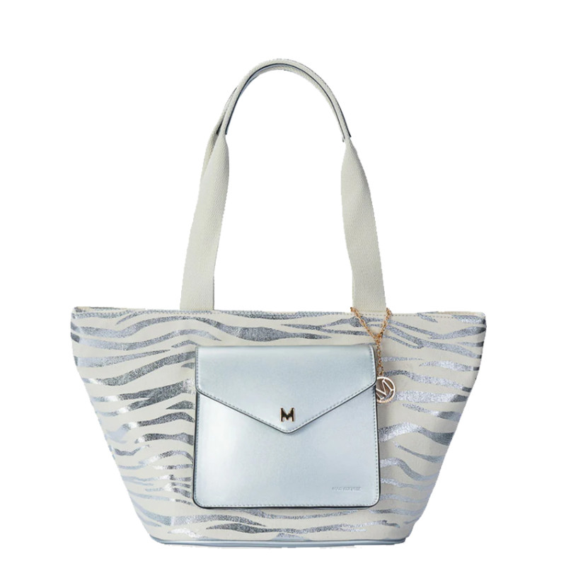 Mac Alyster Miss Bohemian Zebra Canvas Shopping Bag