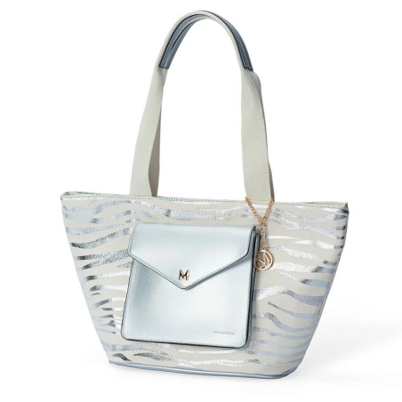 Mac Alyster Miss Bohemian Zebra Canvas Shopping Bag
