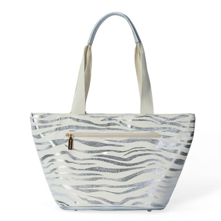 Mac Alyster Miss Bohemian Zebra Canvas Shopping Bag