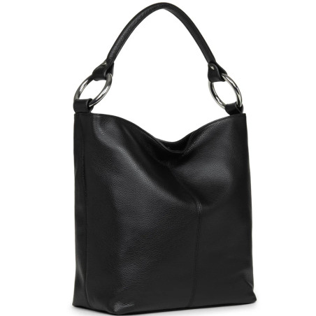 Sequoia Handle First Bucket Bag L Shoulder Strap Black