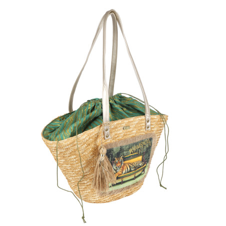 Whimsical Collection Baobab Wicker Basket Bag