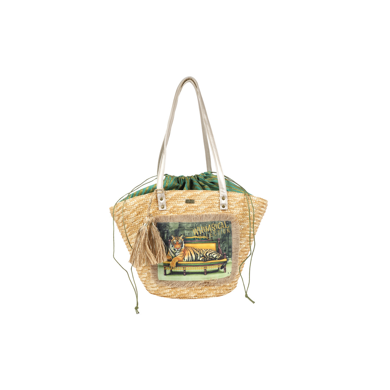 Whimsical Collection Baobab Wicker Basket Bag