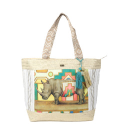 Whimsical Collection Bombax Costatum Paper Rhino Basket