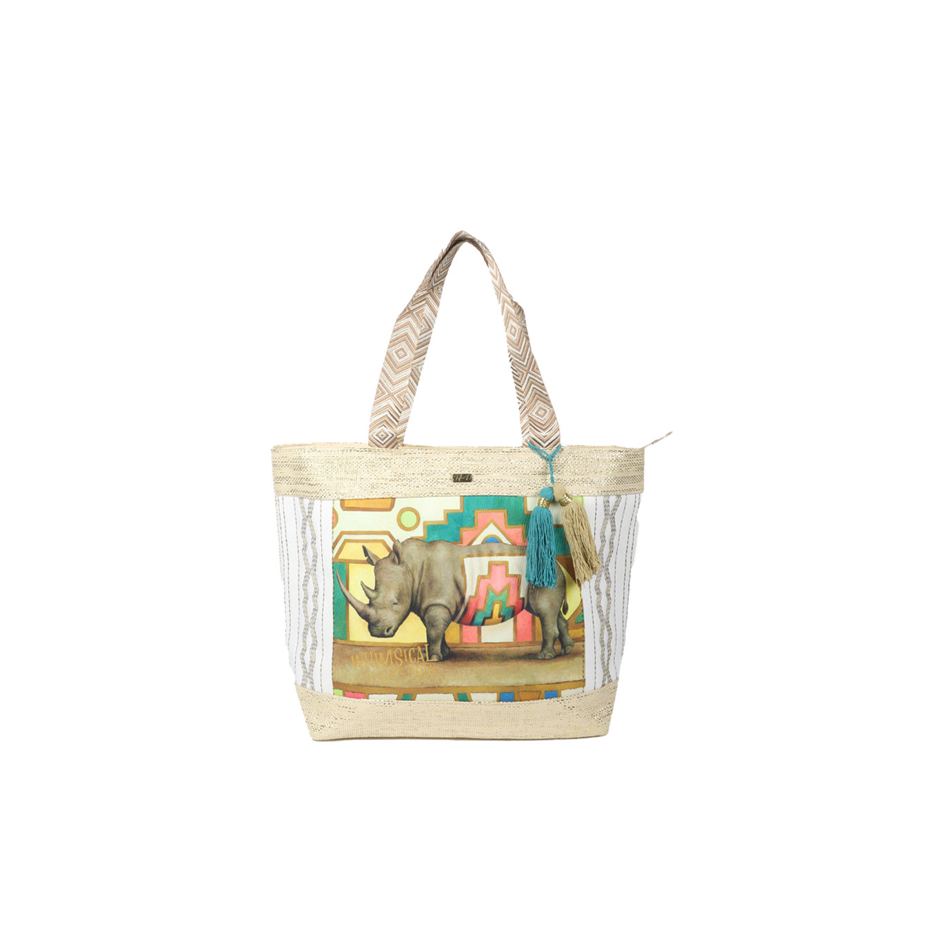 Whimsical Collection Bombax Costatum Paper Rhino Basket